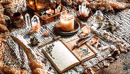 Soft ritual setup for grounded and honest manifestation practices